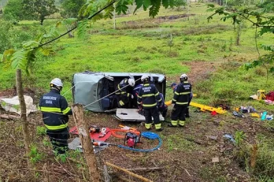 Cinco pessoas ficam feridas em acidente no Sudoeste baiano