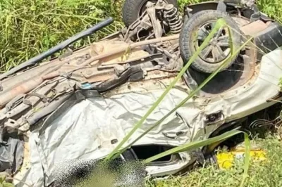Acidente em trecho da BR-101 deixa 2 adultos mortos e 2 crianças feridas