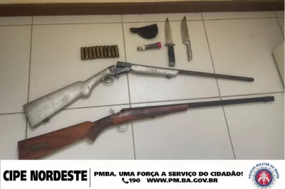 Armas são localizadas pela Cipe Nordeste em Sátiro Dias