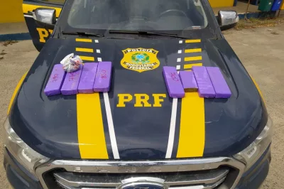PRF apreende carga de droga com destino a Arraial D’Ajuda na BR-101