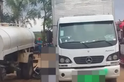 Adolescente morre após colisão entre motocicleta e dois caminhões em Capim Grosso