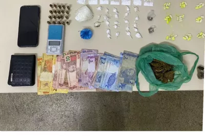 Alagoinhas: Policiais do 4° BPM apreendem drogas e prendem suspeito de tráfico