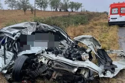 Três pessoas da mesma família morrem em batida na BR-116