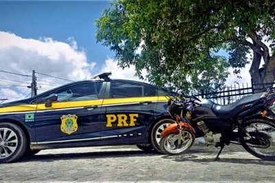 PRF apreende moto com sinais de adulteração em Alagoinhas