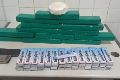 Cocaína é apreendida dentro de tubos de pasta de dente no interior da Bahia