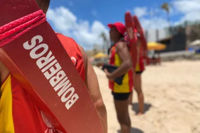 Bombeiros alertam para os cuidados nas praias durante o verão