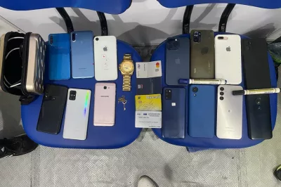 Trio suspeito de furtar 14 celulares na Lavagem do Bonfim é preso PM