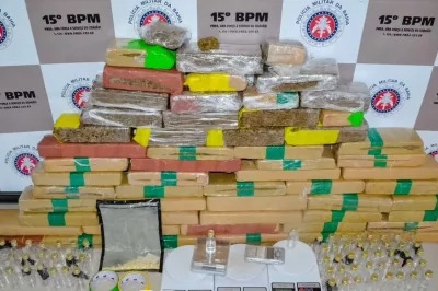15° Batalhão da PM apreende 53 kg de maconha na cidade de Itabuna