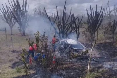 Médica morre carbonizada após colisão entre veículos na Bahia