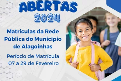 Matrícula da Rede Municipal: Prefeitura divulga calendário do ano letivo de 2024