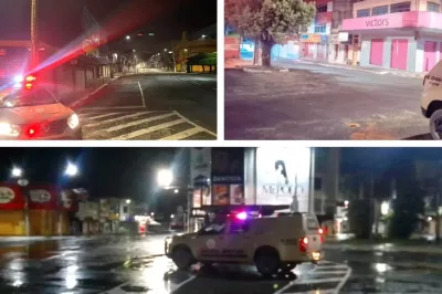 Policiais do Quarto Batalhão Intensificam o policiamento no centro de Alagoinhas durante a noite
