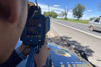PRF registra mais de 1,6 mil imagens de excesso de velocidade durante operação na Bahia