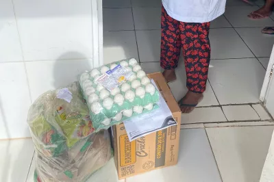 Programa Nutrir Vidas: Proteínas e cereais são entregues pela Semas aos lares de idosos de Alagoinhas
