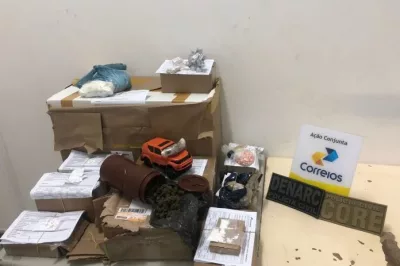 Polícia Civil apreende entorpecentes em embalagens enviadas ao Correios
