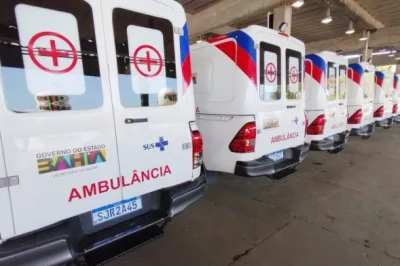 Novas ambulâncias e centenas de equipamentos reforçam estrutura dos municípios e a assistência primária em saúde na Bahia