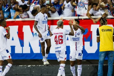 Fora de casa, Bahia derrota o Botafogo e assume a vice-liderança do Brasileirão