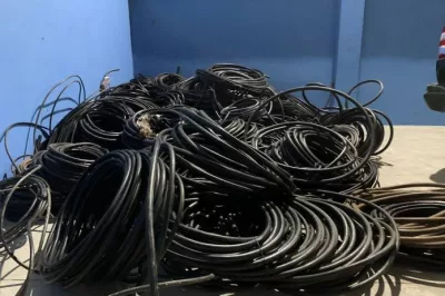 Polícia Civil recupera 11 toneladas de fios e cabos furtados em Salvador