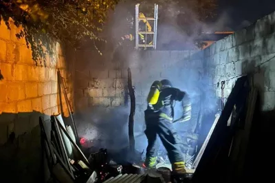 Casa é atingida por incêndio em Campo Formoso; fogo foi controlado por bombeiros