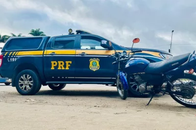 Em mais uma ação durante a operação Conatus PRF recupera motocicleta furtada há quase duas décadas