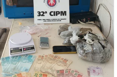 Suspeito de tráfico é preso pela 32ª CIPM em Pojuca