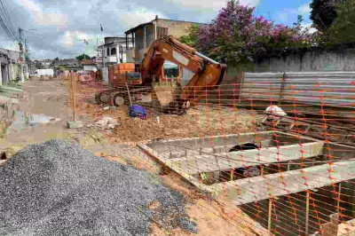 Em fase de conclusão, obra de macrodrenagem do Silva Jardim chega a 90% de execução