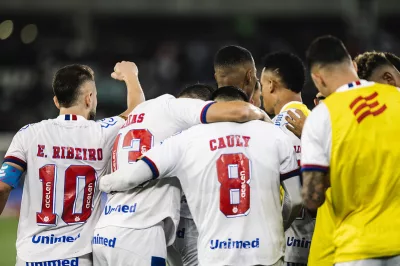 Com gol de Cauly, Bahia empata com Botafogo em jogo de ida das oitavas da Copa do Brasil