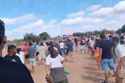 Partida de futebol termina em pancadaria em zona rural de cidade baiana