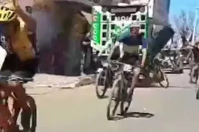 Ciclista morre após colidir com carro de som durante competição no interior da Bahia