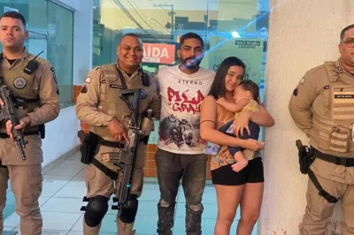 Policiais militares salvam vida de bebê em Teixeira de Freitas