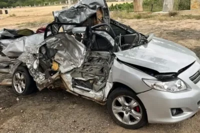 Três pessoas morrem em acidente na BR-116