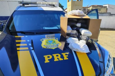 Em Vitória da Conquista, PRF apreende drogas durante operação na BR 116