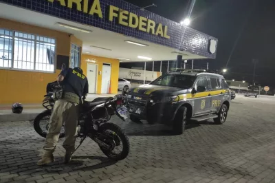 PRF apreende motocicleta adulterada na BR-110