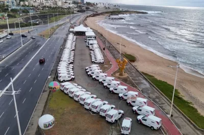 Governo realiza entrega de 71 novas ambulâncias para 65 municípios da Bahia