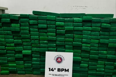 PM apreende grande quantidade de maconha em Santo Antônio de Jesus