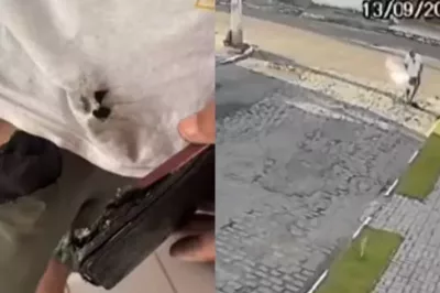 Celular explode no bolso de homem em Feira de Santana