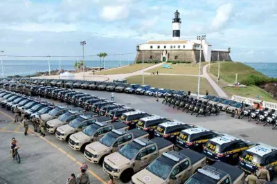 Bahia recebe reforço na segurança com entrega de 127 viaturas em Salvador