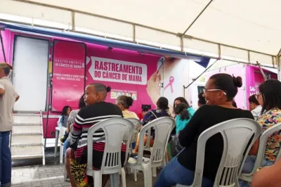 Campanha Outubro Rosa começa com mais de mil mamografias e oferta de 30 mil exames em todo o estado