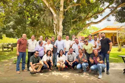 Joaquim Neto e Gustavo Carmo se reúnem com secretários municipais