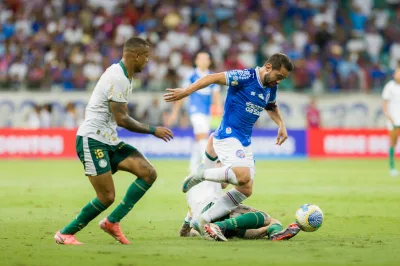 Bahia perde para o Palmeiras e chega à terceira derrota consecutiva no Brasileirão