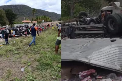 Grave acidente na BR-116 deixa dois mortos na região de Milagres