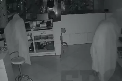 Câmeras flagram “fantasma” invadindo loja e furtando caixa em Brumado