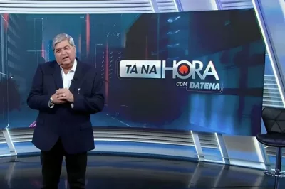 Datena estreia novo programa no SBT e recorda encontro com Silvio Santos; confira