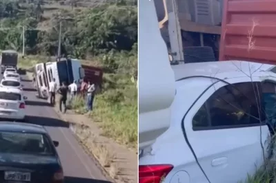 Casal morre em acidente trágico na BR-110, em São Sebastião do Passé