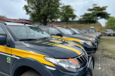 PRF reforça frota com novas viaturas entregues pela Secretaria Nacional de Segurança Pública (Senasp)