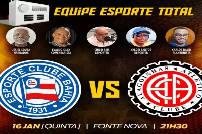 Baianão 2025: Atlético de Alagoinhas enfrenta o Bahia nesta quinta-feira na Arena Fonte Nova