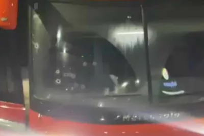 Ônibus de Thiago Aquino é alvejado a tiros em tentativa de assalto próximo à cidade de Entre Rios