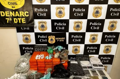 Drogas e munições são apreendidas pela Polícia Civil em Juazeiro