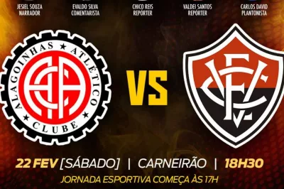 Atlético de Alagoinhas e Vitória se enfrentam na última rodada da primeira fase do Baianão 2025