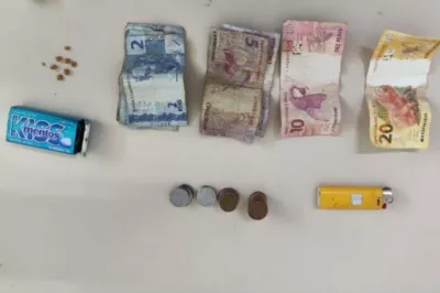 Polícia Militar apreende droga na rua do Catu e conduz suspeito à delegacia