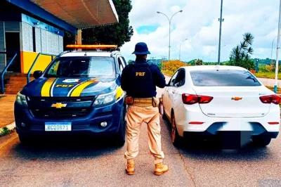 PRF prende motorista transitando na BR 101 com carro clonado